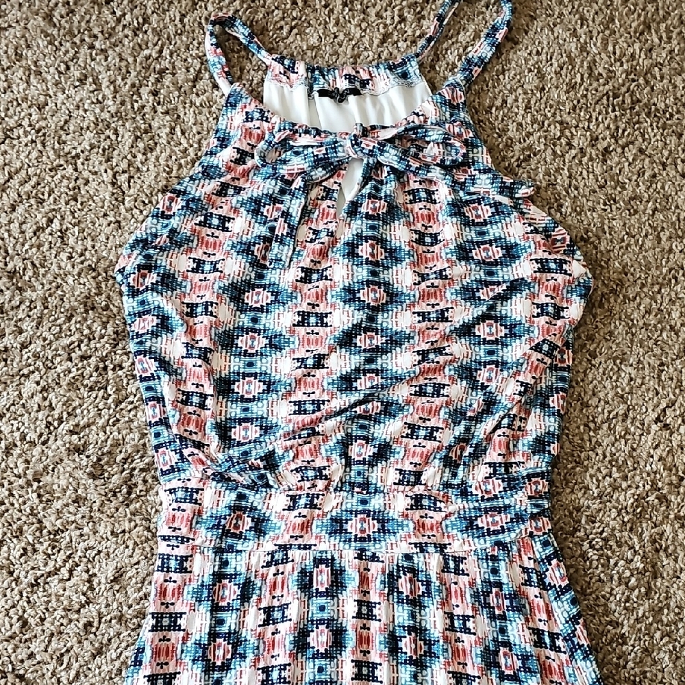 Papermoon Multicolor Geometric Maxi Dress